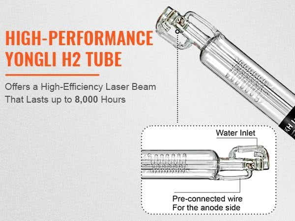 SHENGJINSH 80W CO2 Laser Engraver, 20" x 28" Laser Cutter Machine with 2-Way Pass Air Assist & Built-in 6L Water Tank