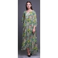 thumbnail image 2 of Bimba Floral Womens Long Beach Kaftan Beachwear Bikini Coverup Maxi Dress-XL-3X, 2 of 5