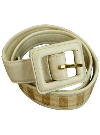 Chanel Jumbo Oval Cc Logo Buckle Leather Brown 75 30 Belt