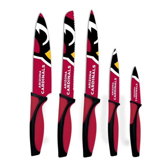 Woodrow Arizona Cardinals 5-Piece Stainless Steel Cutlery Knife Set