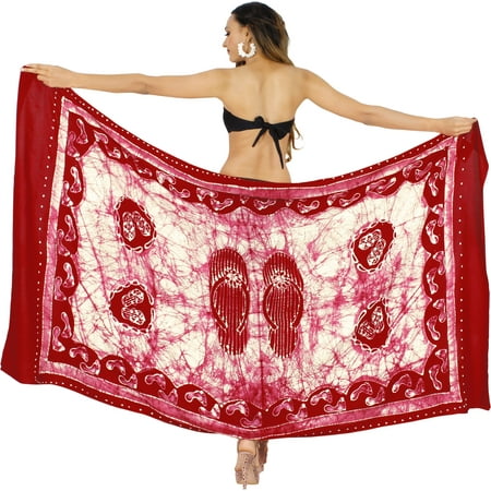 HAPPY BAY Women s Bikini Beach Wrap Cover up Swimwear Bathing suit Summer Wraps Swimsuit Sarong Skirts for Women One Size Pink_P338