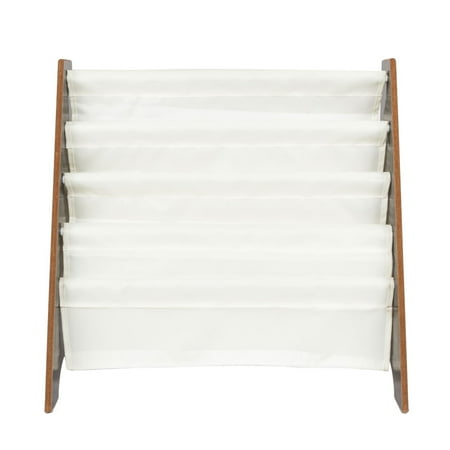 Pocket Revolving Book Display Zimtown Kids Book Shelf Storage Rack Organizer Bookcase Display Holder Magazine 4 Pocket ()