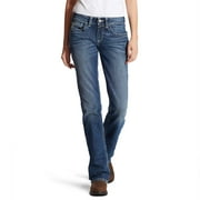 Ariat Women's FR DuraStretch Flame Resistant Mid Rise Bootcut Jean, Oceanside Entwined, 28 Long