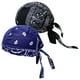 thumbnail image 1 of Gorro pirata para ciclismo, bandana, algodón transpirable y absorbente. Azul negro, 1 of 5