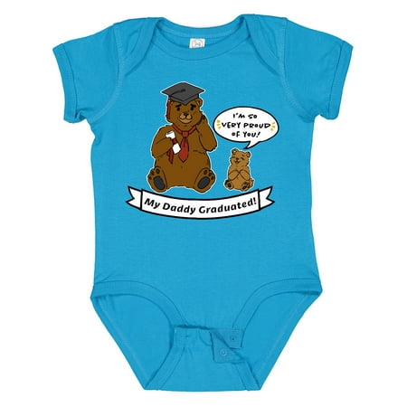 

Inktastic I m So Very Proud of You-My Daddy Graduated Bears Gift Baby Boy or Baby Girl Bodysuit