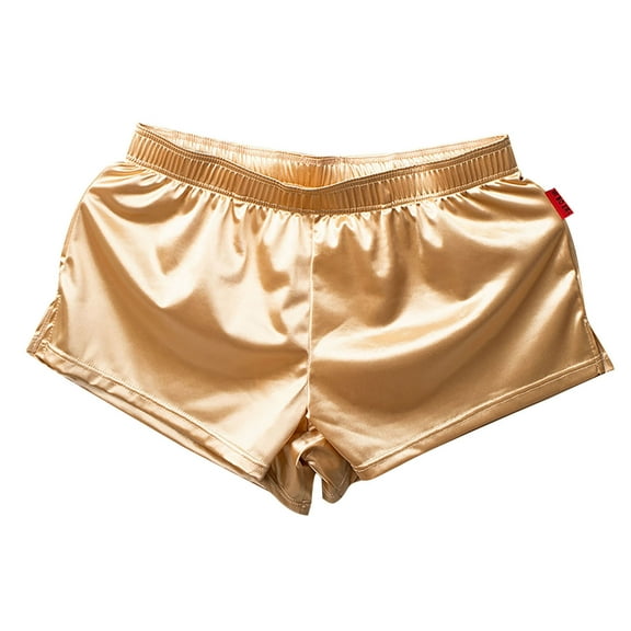 Sngxgn Stretch Mens Boxer Briefs Mens Underwear(Yellow,XXXL)