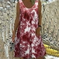 thumbnail image 4 of Birdeem Robe Longue Sans Manches à Col Rond Imprimée Décontractée pour Femmes, 4 of 6