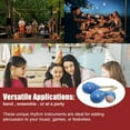thumbnail image 5 of Lot de 2 maracas en Bois Colorés, instruments de percussion à Manivelle pour Adultes (instruments de Fête Rythmée).,A, 5 of 5