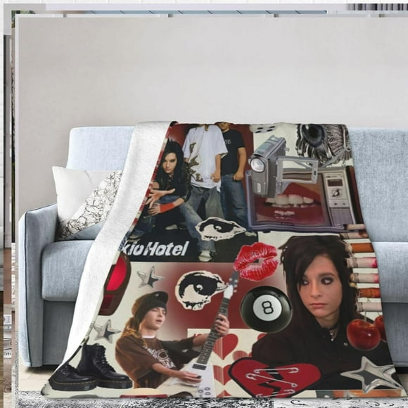 Ultra Soft Throw Blanket Tokio Music Hotel Flannel Light Weight Warm Blanket for Living Room/Bedroom 50"x40"