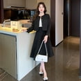 thumbnail image 3 of Traje de dos piezas con falda grande y estilo Hong Kong, estilo primaveral y otoñal, 3 of 4