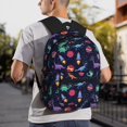 thumbnail image 7 of Fotbe Space Dinosaur Lightweight Casual Laptop Backpack for Men and Women, Daily use Waterproof backpack, Backpack for College, 7 of 7