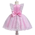 thumbnail image 1 of 12M Vestido de 12m para niña, vestido de 1 año de cumpleaños, vestido de bautizo para recién nacido, vestido para niña pequeña, Vestidos de bautismo para niño pequeño, 1 of 5