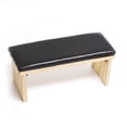 thumbnail image 1 of Reposauñas de Manicura de Cuero, Almohada de Mano de Madera de Doble Capa para Uños de los Pies, Cojín de Mesa Plegable para Aliviar la Fatiga de Las Manos, Reposabrazos, 1 of 8