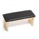 thumbnail image 1 of Reposauñas De Manicura De Cuero Suave, Almohada De Mano De Madera De Doble Capa Para Uñas De Los Pies, Cojín De Mesa Plegable Para Aliviar La Fatiga De Las Manos, Reposabrazos, 1 of 8