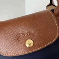 thumbnail image 3 of CHAO Longchamp Le Pliage Original Bolso Tote Mediano, Azul Marino, 3 of 5