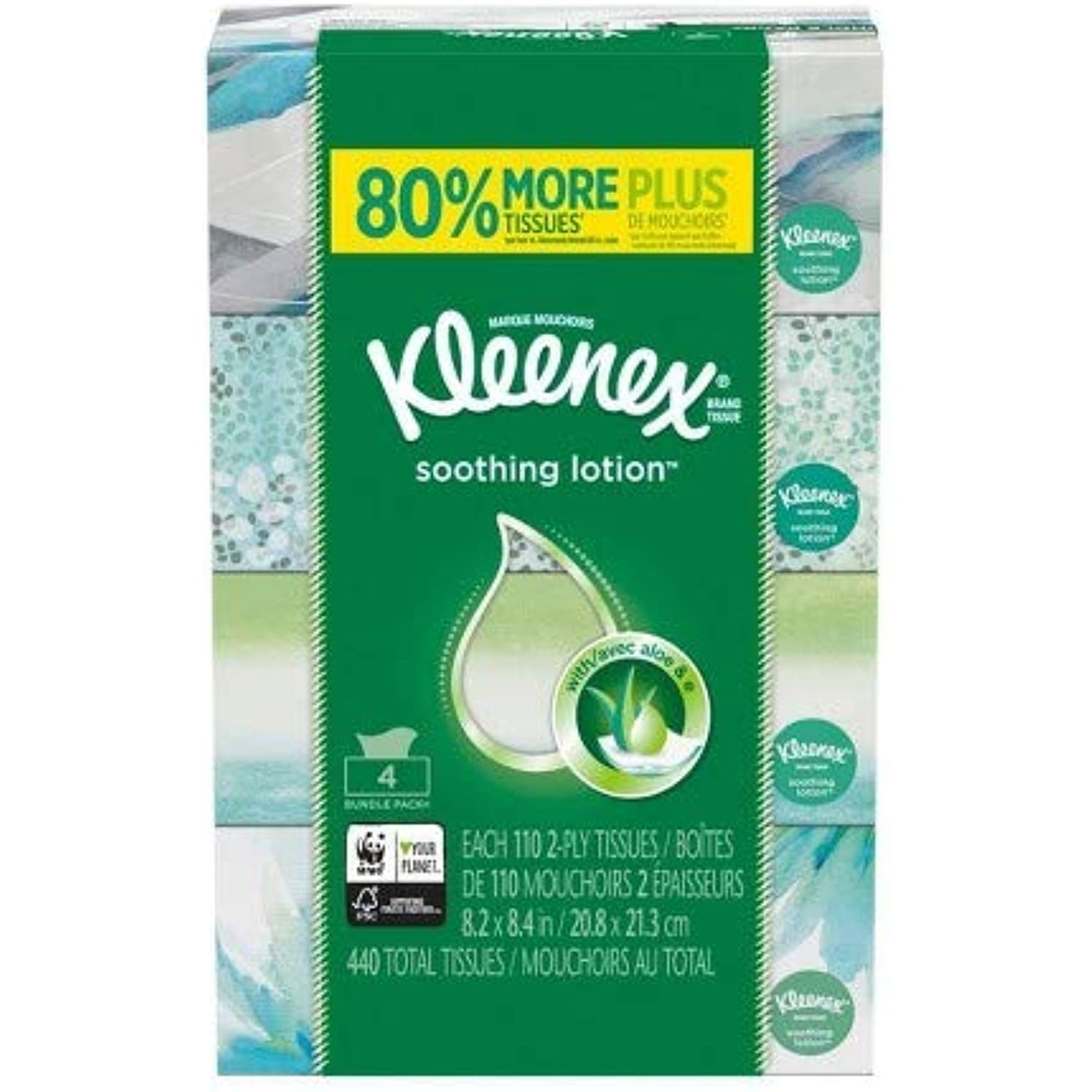 Kleenex 10120 Ct Lotion Aloe & E Facial Tissue