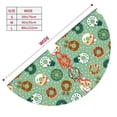 thumbnail image 3 of KLL 30" Christmas Tree Skirt Christmas Donuts Xmas Tree Skirts Mat for New Year Xmas Holiday Party Indoor Outdoor Home Decoration, 3 of 7