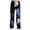 Blue, variant on Womens Halloween Comfy Pajama Pants Pumpkin Face Print Casual Elastic Waist Pjs Lounge