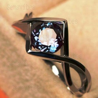 Blue Tanzanite AAA+Gemstone 925 Sterling Silver Jewelry Women Gift Ring Size 6.5 Blue Tanzanite AAA+Gemstone 925 Sterling Silver Jewelry Women Gift Ring Size 6.5
