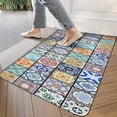 thumbnail image 3 of Bohemian Geometric Design (4) Door Mat 30 X 17 Inch Welcome Doormat Indoor Outdoor Entrance Floor Mat Non Slip Spring Summer Decor Rubber Mats, 3 of 6
