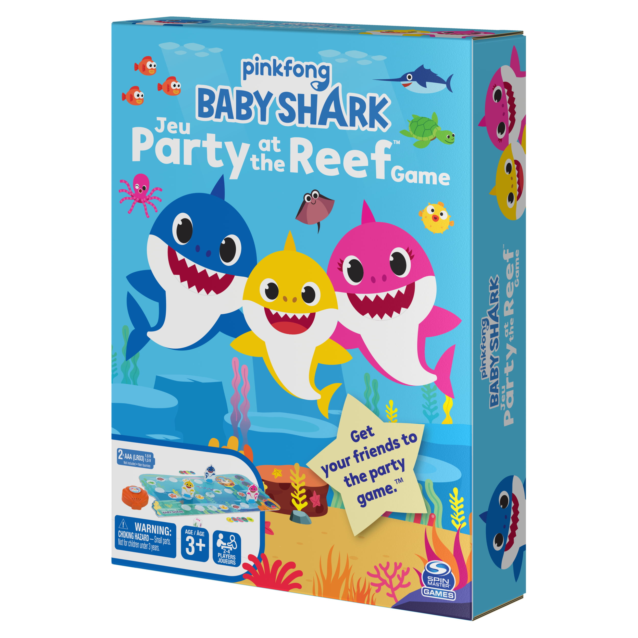 Pinkfong Baby Shark Party At The Reef Board Game For Families And Kids Ages 3 And Up Plays Baby Shark Song Walmart Com Walmart Com - ree kid pizza rolls roblox id