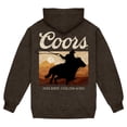 thumbnail image 2 of Coors Cowboy Western Sunset Mineral Wash Pull-Over Hoodie-2XLarge, 2 of 3