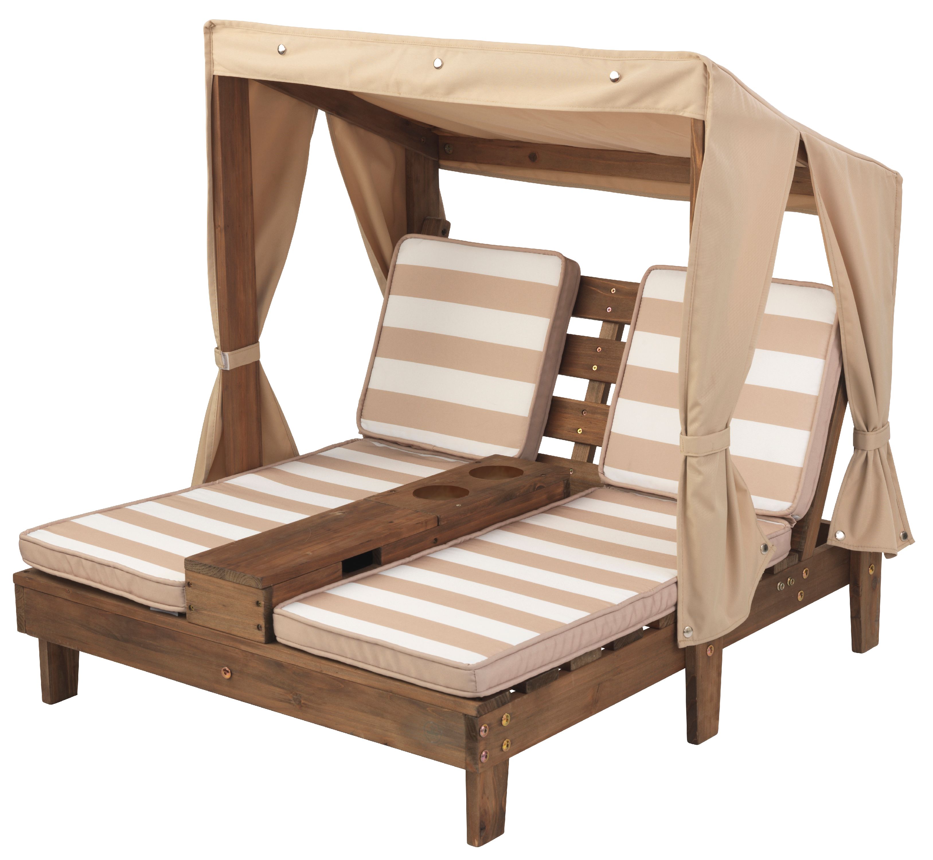 KidKraft Double Chaise Lounge with Cupholders