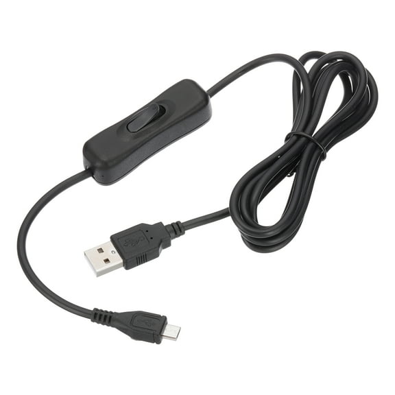 Uxcell 3.28ft USB Extension Cable with On Off Switch, Micro USB to USB Male Data Power Cord
