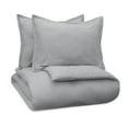 thumbnail image 3 of Vue Lark solid 3 piece Cotton comforter set, 3 of 5