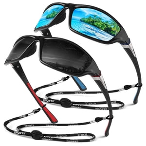 Sunier Polarized Sport Sunglasses with UV400, Unisex