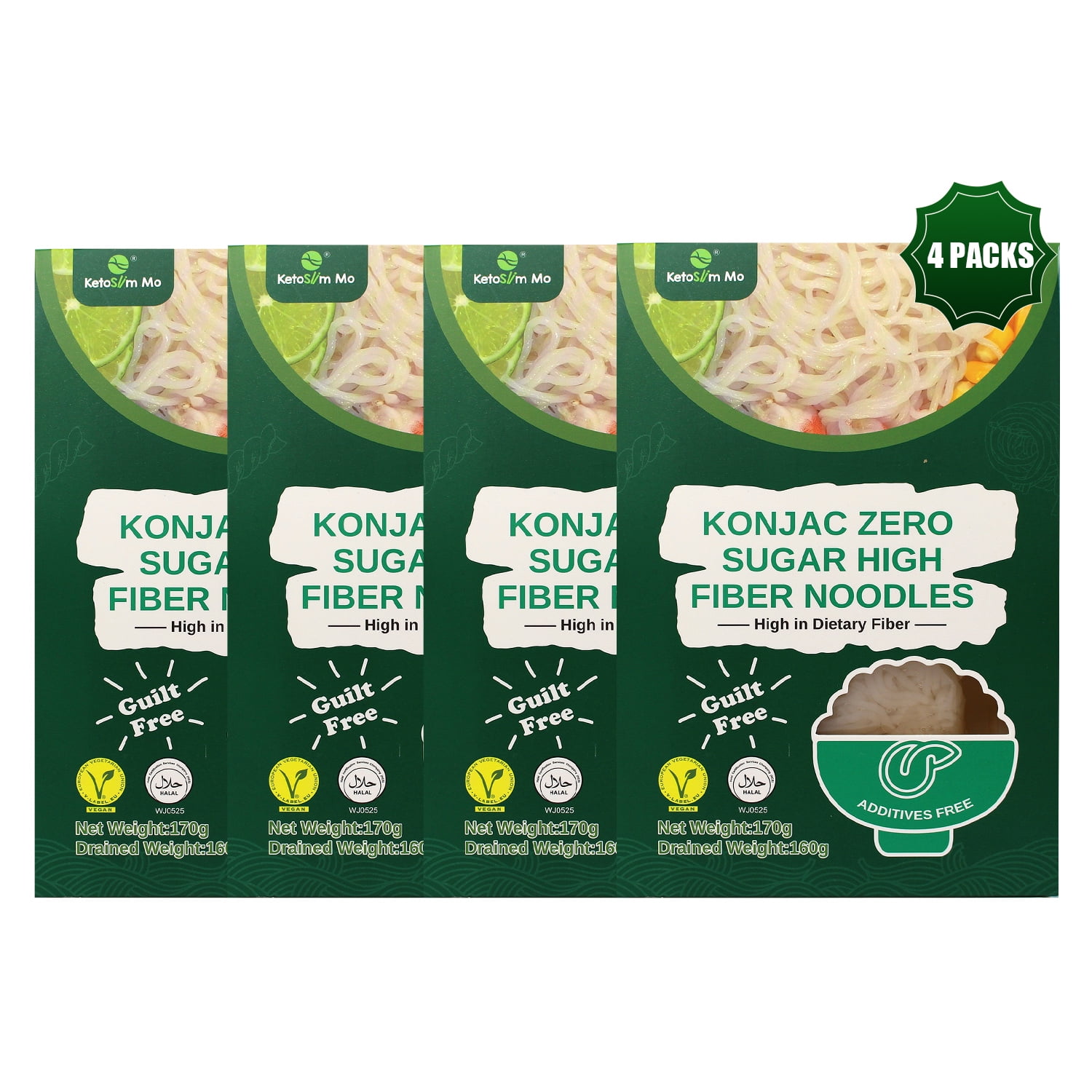 Shirataki Konjac Rice & Noodle 12-Pack - Keto, Vegan, Low Calorie, Zero Net Carbs, Odor Free Diet Food