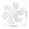 thumbnail image 2 of HEALEEP Exhaust Fan Replacement Blades 8 Inches Ceiling Fan Blades For Bathroom Rv, 2 of 8