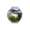 thumbnail image 1 of Miroir Compact Rond Portable de Poche en Verre, Scène Nature Forêt, 1 of 3