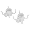 thumbnail image 4 of Beach Umbrella Hook Hanger, 4 Prong Umbrella Hook Tool Free Installation 2Pcs Adjustable Height  For Hat For Sunglasse White, 4 of 8