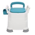 thumbnail image 1 of Portable Toilet Chair, Detachable Odor Proof Bedside Commode Toilet  for Home Use, 1 of 7
