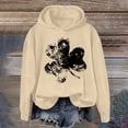 thumbnail image 6 of WTXUE Womens St Patricks Day Hooded Sweatshirts St Patrick Day Clothes Cute St. Patricks Day Sweatshirts Clover Clothing Women's St Patricks Day Hoodie Clovers Sweatshirts Shamrock Hoodie Beige S, 6 of 6