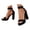 Black, variant on Dakaela Platform High Heels for Women Round Open Toe Ankle Strap Heeled Sandals 4.13 Inch for Wedding Party Dress (8.5,Silver)