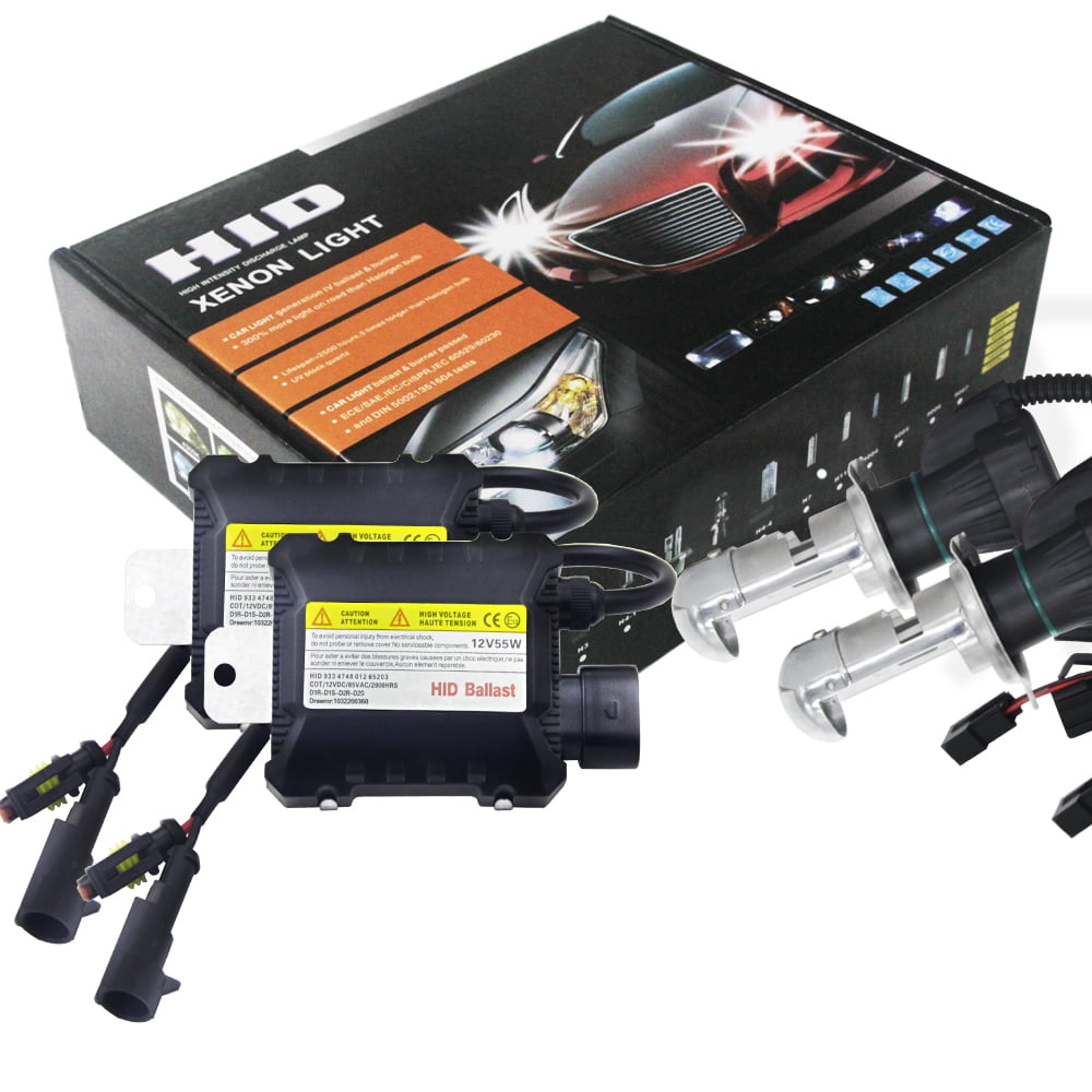 8000k Xenon HID Motorcycle Headlight Conversion Full HI/LO H4 Bulb Kit 8000k Xenon HID Motorcycle Headlight Conversion Full HI/LO H4 Bulb Kit