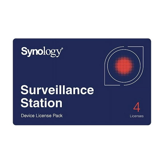 Synology Licence Pack - Synology Ip Camera - License 4 Camera (clp4)