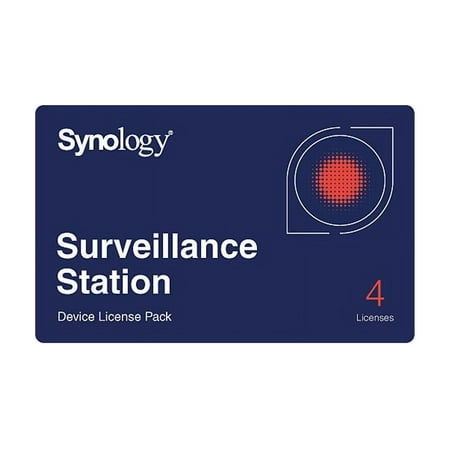 UPC: 0846504000296 | Synology IP Camera License Pack for 4 (CLP4)