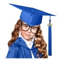 thumbnail image 3 of Blue Adult Graduation Hat with Tassel Unisex Adult Graduation Cap Class of 2026 Decorations Party Hats for Adults, 3 of 6