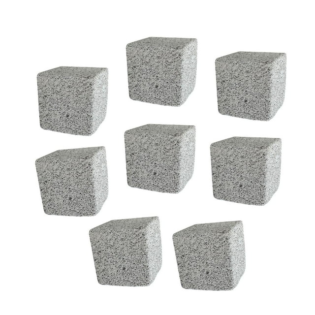 10 Pcs Stone Square Hamster Grinding Supplies Chew Toy, Rodent Chewing Stone for 5cm