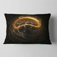 thumbnail image 2 of Designart Beautiful Fractal Sphere Pattern - Flower Throw Pillow - 12x20, 2 of 5