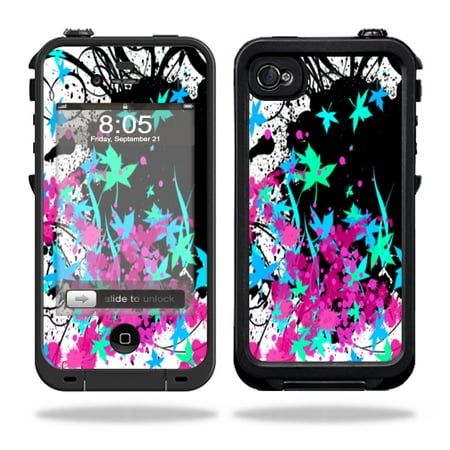 Skin Decal Wrap for LifeProof iPhone 4 / 4S Case sticker Leaf