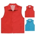 thumbnail image 5 of Chiccall Mens Vests with Mesh Lining Plus Size Lightweight Outdoor Volunteer Hiking Collared Full Zip Vest with Pockets, 5 of 5