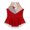 Red, variant on iEFiEL Girls Sequins Figure Skating Leotard Gymnastic Ballet Dance Performance Dress