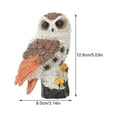 thumbnail image 2 of Set of 2 Resin Owl Figurines for Sand Table Decor, Realistic Owl Statues, Decorative Owl Ornaments for Home and Garden, 2 of 8