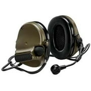 PELTOR 3M, ComTac, VI NIB Hearing Defender Headset, Backband, 915 Mhz, Green, MT