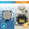 thumbnail image 5 of Mi Alma Black and White Tile Stickers Peel and Stick Tile Stickers 24 PC Set backsplash Tile Decals Bathroom & Kitchen Vinyl Wall Decals Just Peel Stick Home Decor (Stars, 4x4 Inch), 5 of 11