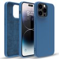 thumbnail image 3 of Elegant Choise Phone Case Liquid Silicone Cover for iPhone 14 Pro Max/14 Plus/14 Pro/14, Blue, 3 of 17